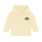Bio Baby Hoodie aus Baumwolle in Gelb