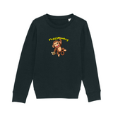 Bio Pullover für Kinder aus Baumwolle in Schwarz