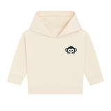 Bio Baby Hoodie aus Baumwolle in Creme
