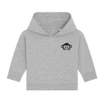 Bio Baby Hoodie aus Baumwolle in Grau