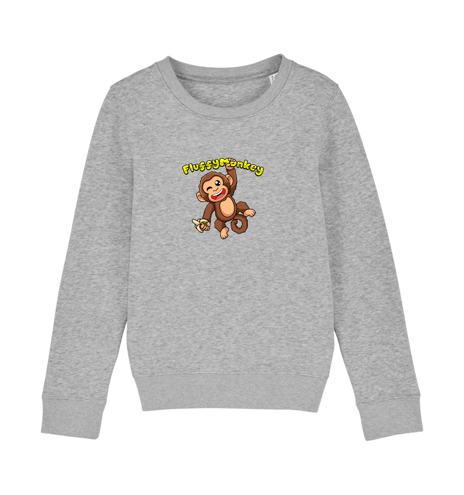 Bio Pullover für Kinder aus Baumwolle in Grau