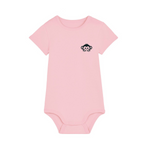 Bio Babybody Kurzarm aus Baumwolle in Pink