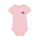 Bio Babybody Kurzarm aus Baumwolle in Pink