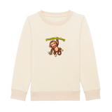 Bio Pullover für Kinder aus Baumwolle in Creme