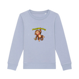 Bio Pullover für Kinder aus Baumwolle in Hellblau