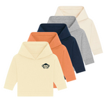 Bio Baby Hoodie aus Baumwolle in verschiedenen Farben
