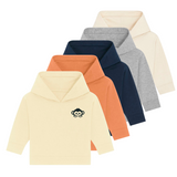 Bio Baby Hoodie aus Baumwolle in verschiedenen Farben