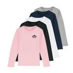 Bio Langarm-Shirt für Kinder aus Baumwolle in verschiedenen Farben