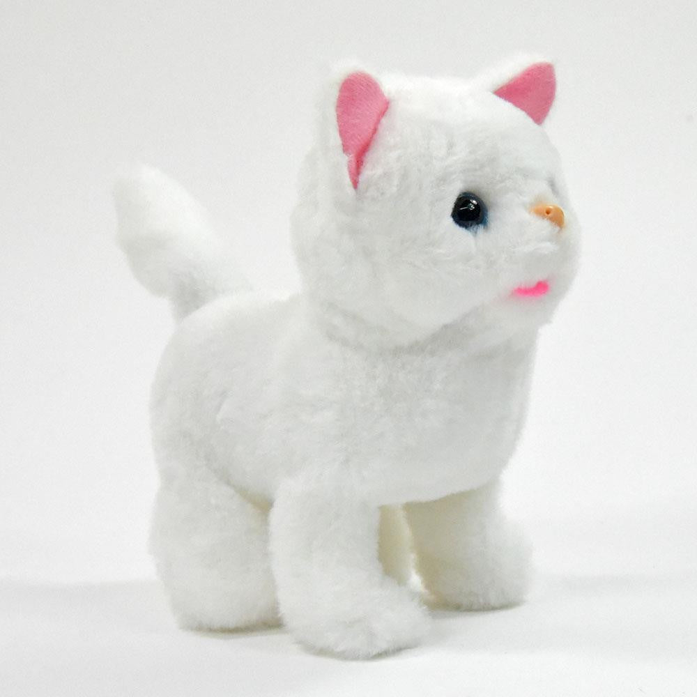 Laufende Plüsch-Katze mit Ton