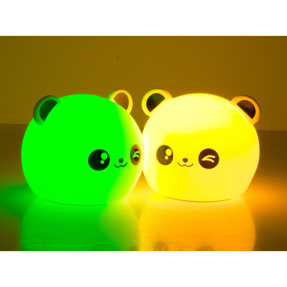 Nachttischlampe Panda in verschiedenen Farben LED